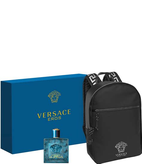 versace bag men& 39|Versace backpack and cologne men.